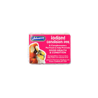 Johnsons Iodised Condition Peks Small Birds 48 Packs