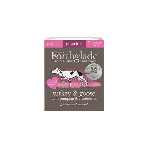 Forthglade Gourmet Adult Grain Free Turkey &amp; Goose 7x 395g