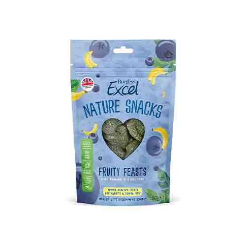 Burgess Excel Nature Snacks Fruity Feasts 60g