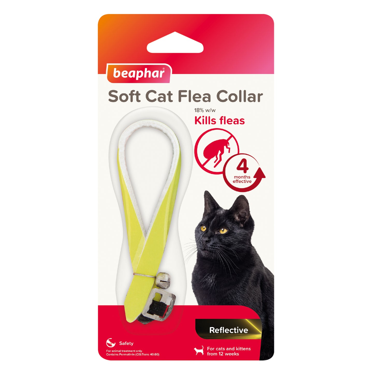Beaphar Soft Cat Flea Collar Reflective 30cm