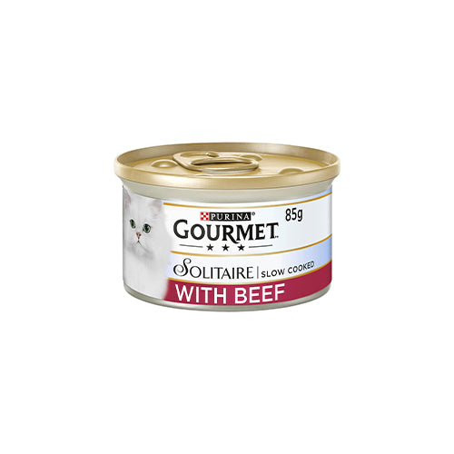 Gourmet Solitaire Slow Cooked with Beef 12 x 85g