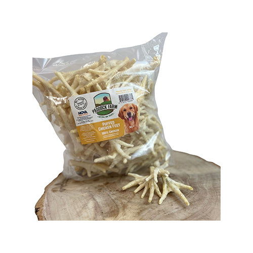 Paddock Farm Puffed Chicken Feet 1 kg