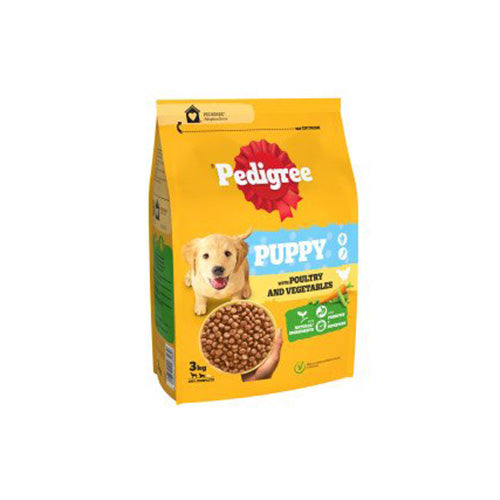 PEDIGREE Puppy Poultry and Vegetables 3kg Dry Dog Food