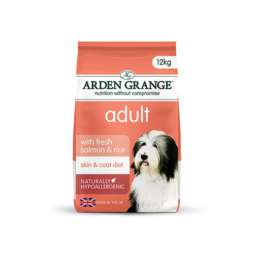 Arden Grange Adult Salmon &amp; Rice 12kg Dry Dog Food