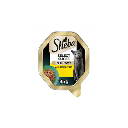 Sheba Select Slices with Chicken in Gravy 22 x 85g Trays