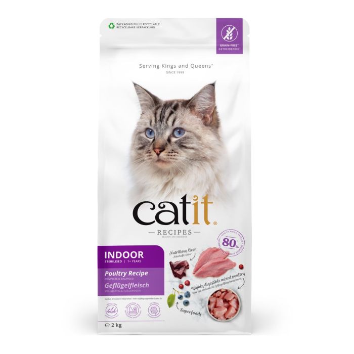 Catit Recipes Indoor 1+ Years Poultry Recipe 2kg