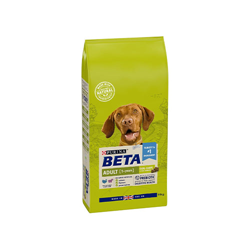 Purina Beta Adult 1+ Years Turkey &amp; Lamb 14kg Dry Dog Food