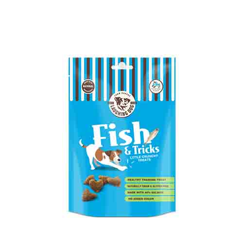 Laughing Dog Fish & Tricks Crunchy Treats 5 x 125g Packs