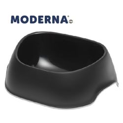 Moderna Sensi - 2200ml - Dog Plastic Bowls Black