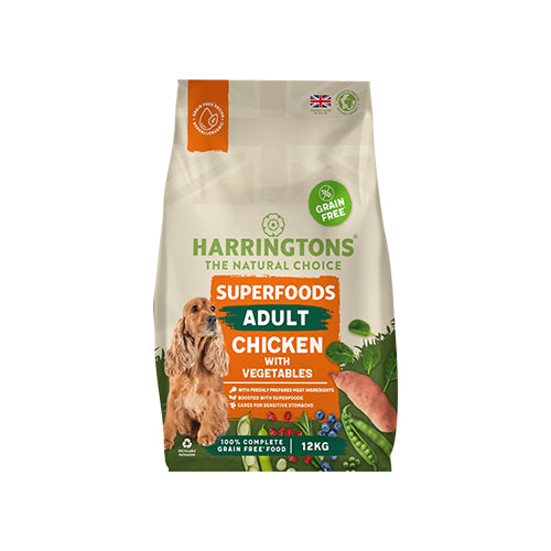 Harringtons Superfoods Chicken with Vegetables 12kg Dry Dog Food