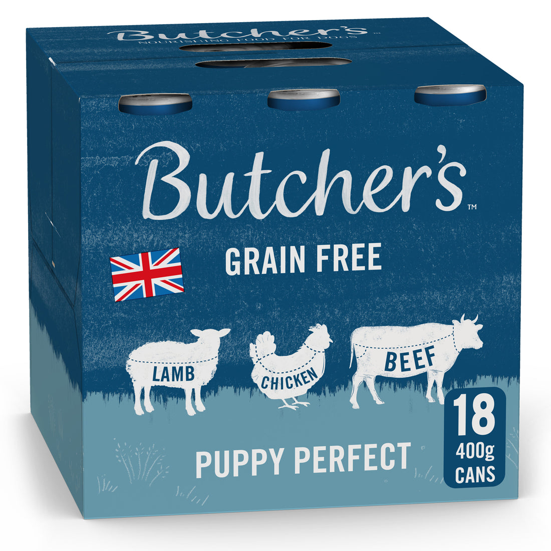 Butchers Puppy Perfect Dog Food Cans 18x400g