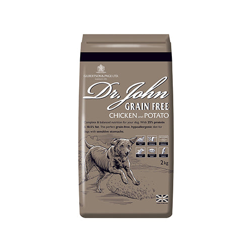 Dr. John Grain Free Chicken &amp; Potato 2kg Dry Dog Food