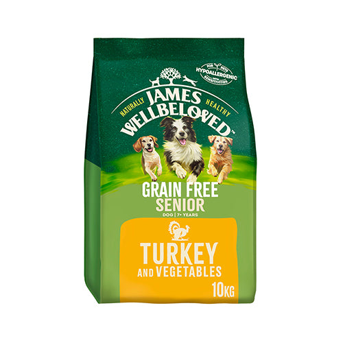 James Wellbeloved Senior Dog Grain Free Turkey 10kg Dry Dog Food