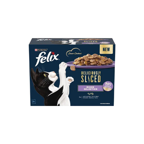 FELIX Deliciously Sliced Mixed Selection in Jelly 48 x 80g