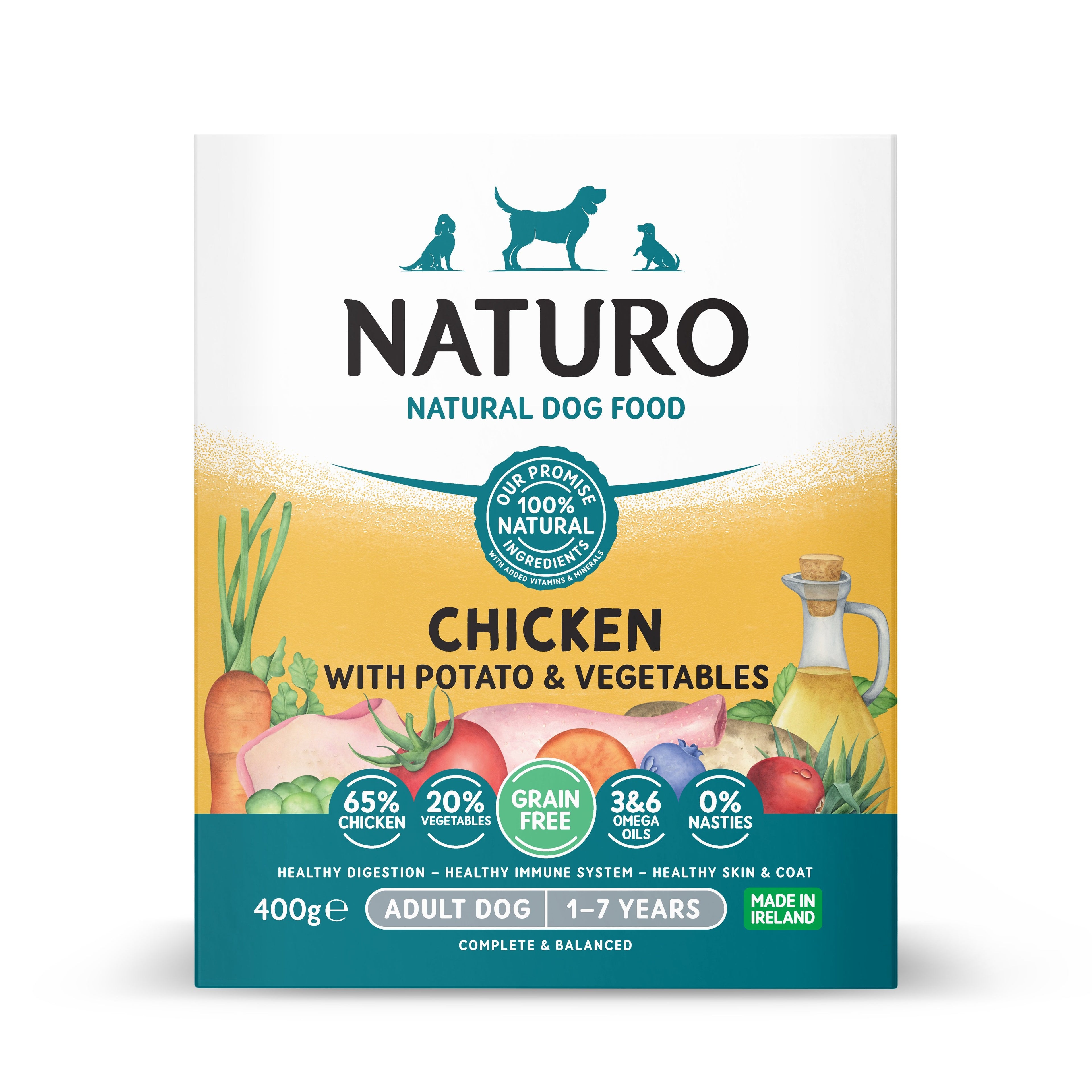 Naturo Chicken with Potato &amp; Vegetables 1-7 Years 7 x 400g