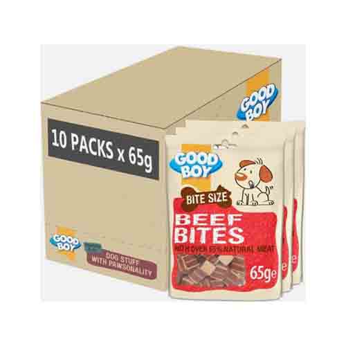 Good Boy Pawsley &amp; Co Deli Bites Beef 10 x 65g Packs