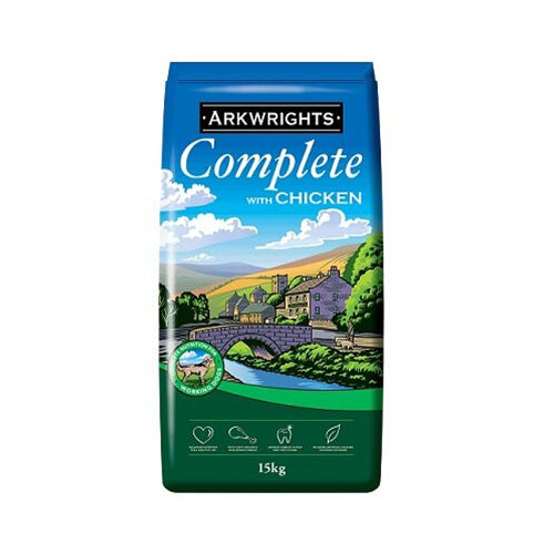 Arkwrights Adult Dog Complete Chicken 15kg Dry Dog Food