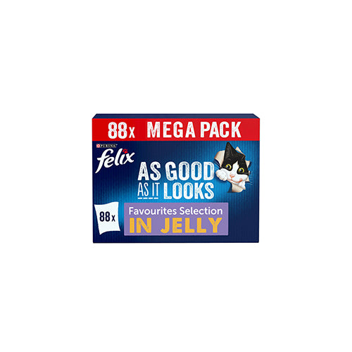 Felix As Good As It Looks Favourites Selection In Jelly 88 x 100g