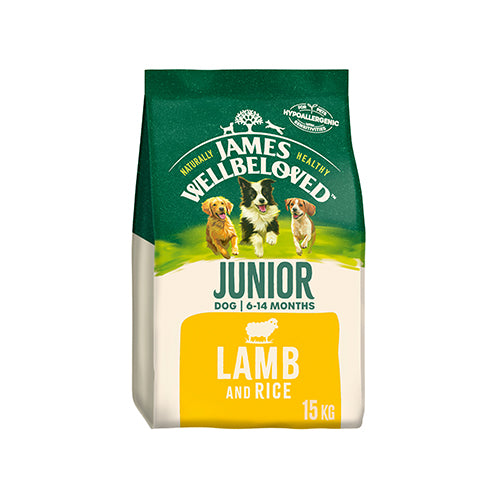 James Wellbeloved Junior with Lamb &amp; Rice 15kg Dry Dog Food