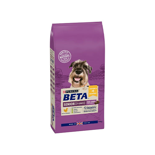 Purina Beta Adult Senior 7+ with Chicken 14kg Dry Dog Food