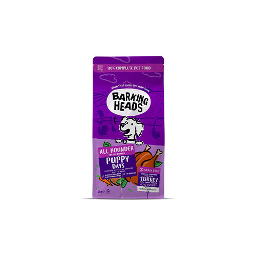 Barking Heads All Hounder Puppy Days Turkey 2kg