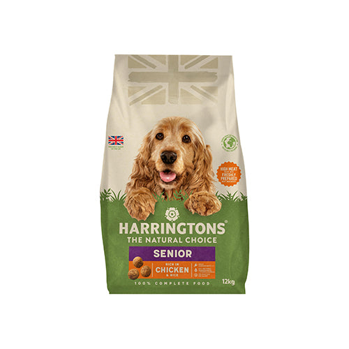 Harringtons Senior Rich In Chicken &amp; Rice 12kg Dry Dog Food