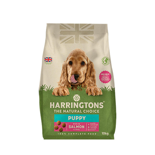 Harringtons Puppy Rich In Salmon &amp; Rice 10kg Dry Dog Food