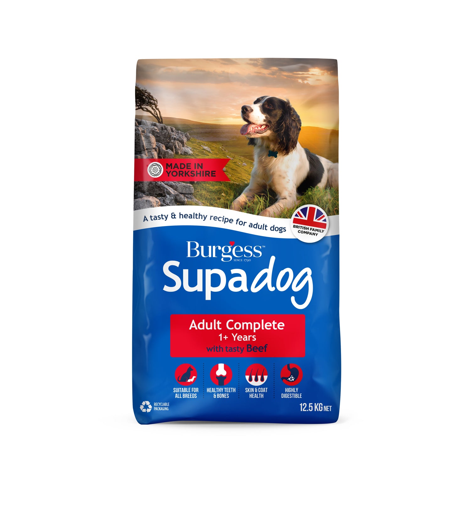 Burgess Supadog Adult Complete Beef 12.5kg