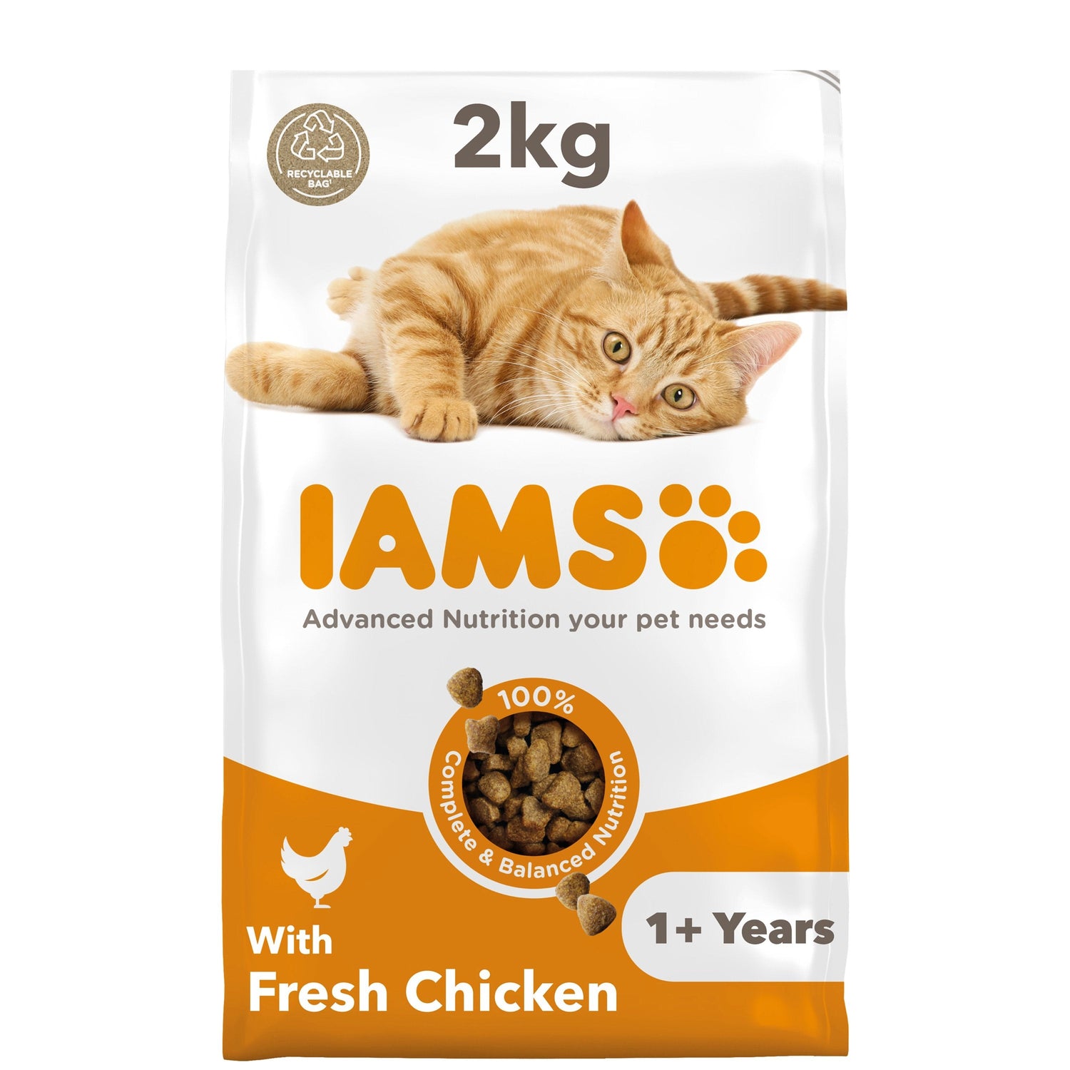 Iams With Fresh Chicken 1+ Years 2Kg