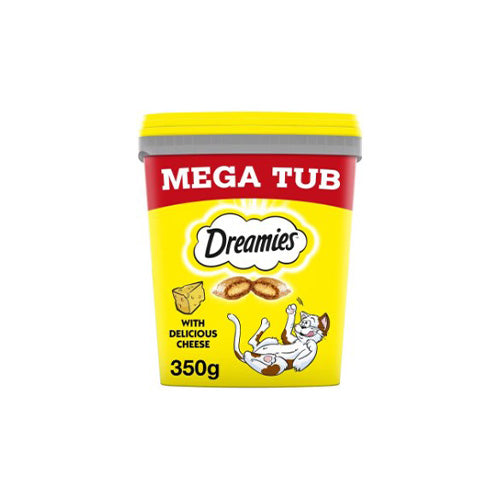 Dreamies Mega Tub With Cheese 350g