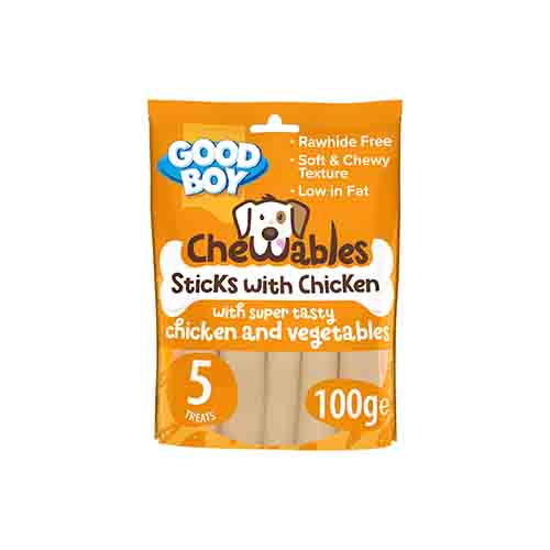 Good Boy Chewables Sticks With Chicken 18 x 100g Packs