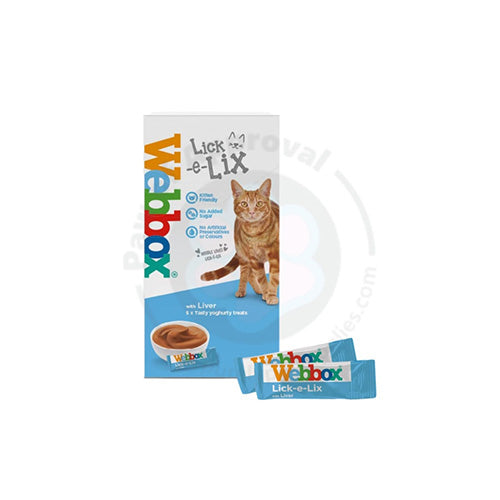 Webbox Lick-e-Lix With Liver 17 x 10g Pack