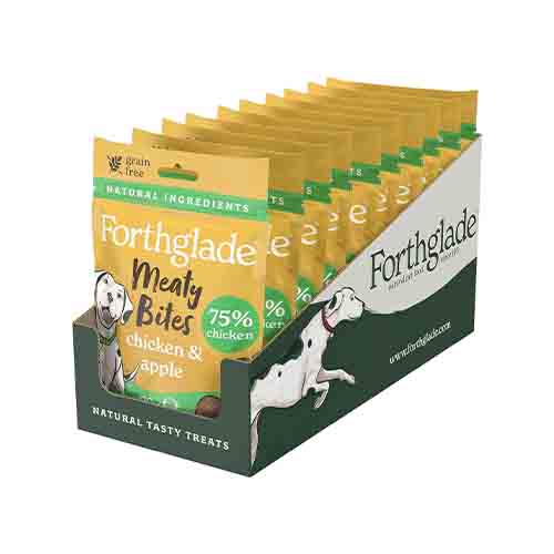 Forthglade Meaty Bites Chicken & Apple 10 x 70g Packs