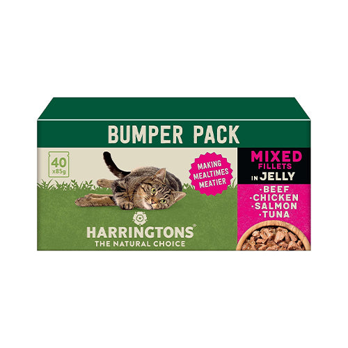 Harringtons Cat Mixed Selection In Jelly 40 X 85g