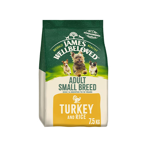 James Wellbeloved Adult Small Breed Turkey &amp; Rice 1.5kg Dry Dog Food