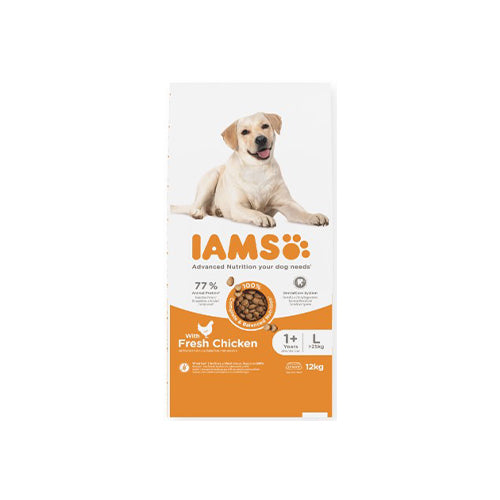 Iams Adult Large Dog with Chicken 12kg Dry Dog Food