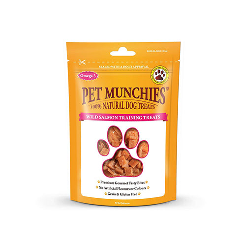 Pet Munchies Natural Wild Salmon Training Treats 8 x 50g