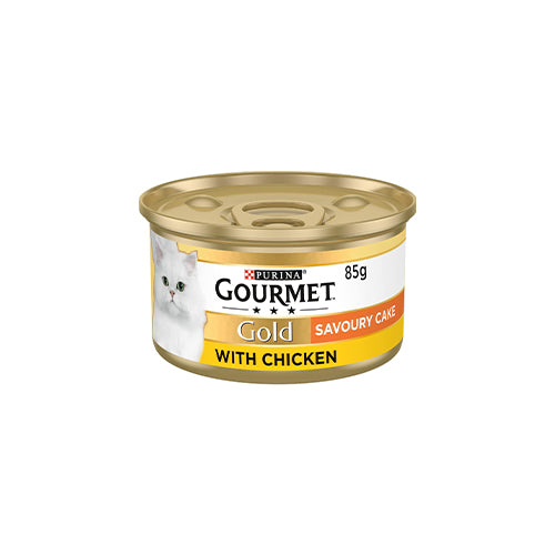 Gourmet Gold Savoury Cake with Chicken 12 x 85g