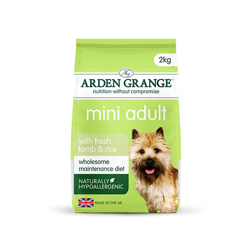 Arden Grange Mini Adult Lamb &amp; Rice 2kg Dry Dog Food