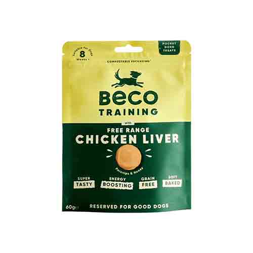 Beco Training Free Range Chicken Liver 10 x 60g