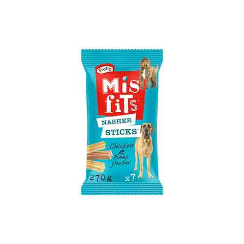 Misfits Adult Nasher Sticks With Chicken & Beef 10 x 270g