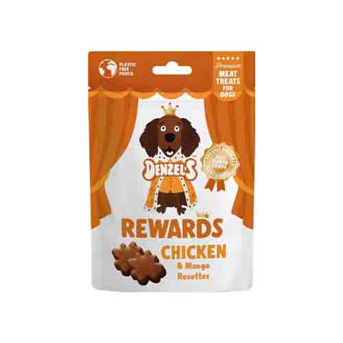 Denzel's Rewards Chicken & Mango Rosettes 10 x 70g