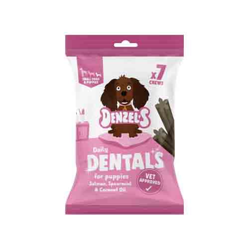 Denzel's Puppies Daily Dentals Salmon & Spearmint 10 x 100g  Packs