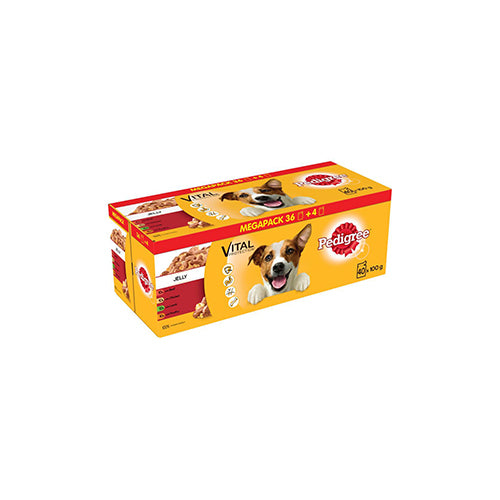 Pedigree Mixed Selection in Jelly 40x100g Wet Dog Food