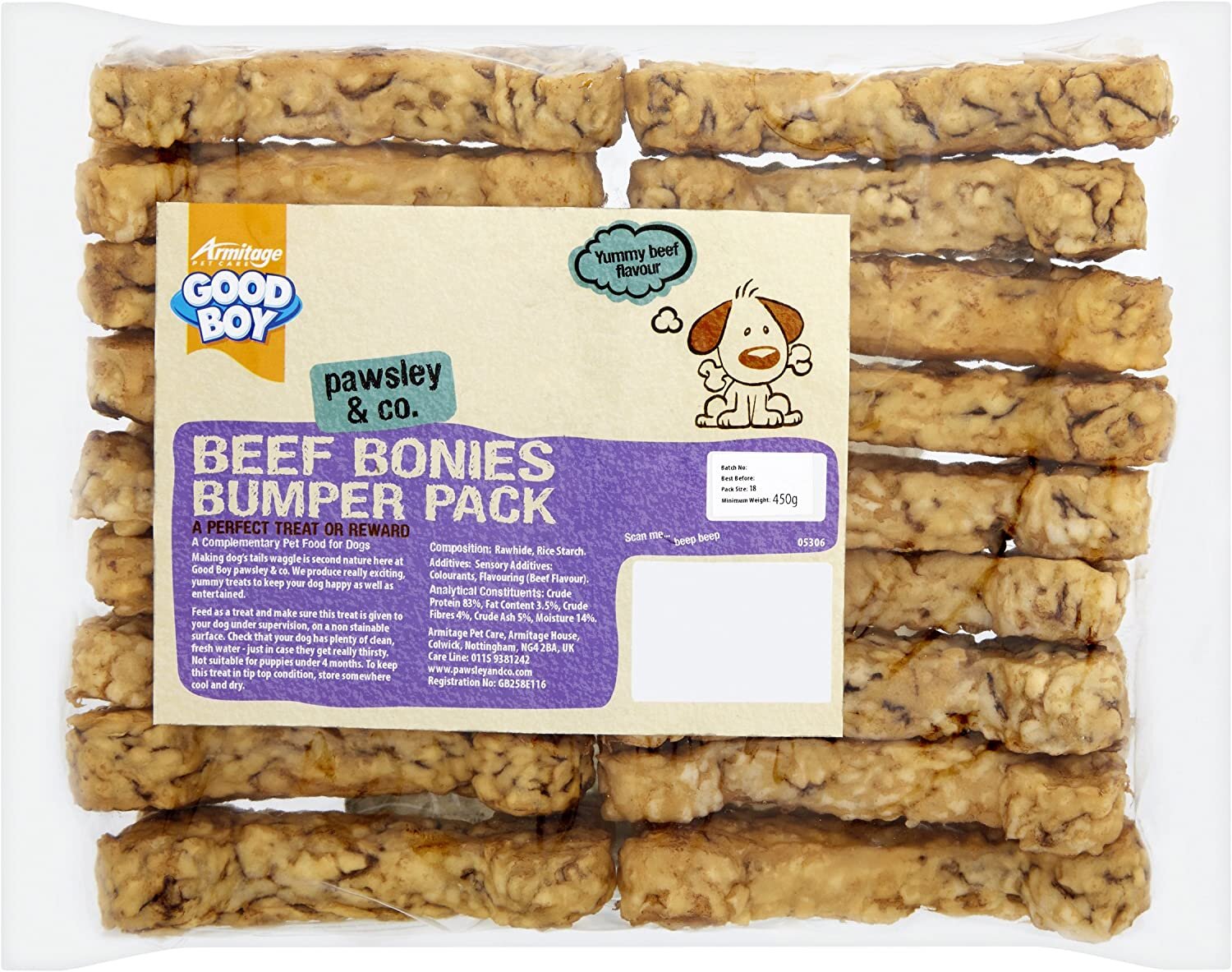 Good Boy Beef Flavour Bonies 450g