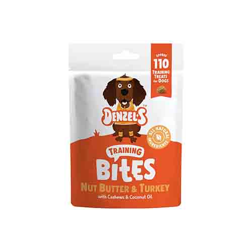 Denzel's Training Bites Nut Butter & Turkey 10 x 100g