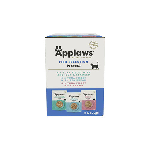 Applaws Fish Selection in Broth 12 x 70g