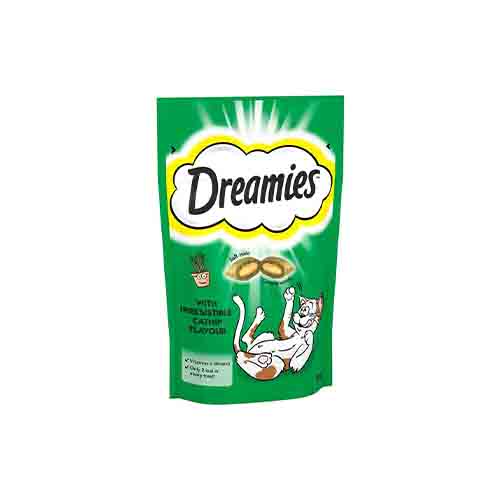 Dreamies With Irresistible Catnip 8 x 60g