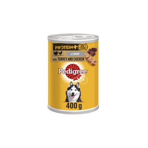 Pedigree Protein+ in Loaf with Turkey & Chicken 12x400g