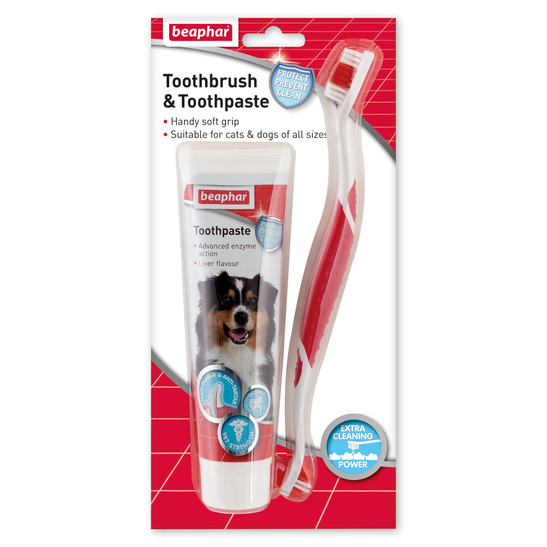 Beaphar Toothbrush &amp; Toothpaste For Cats &amp; Dogs